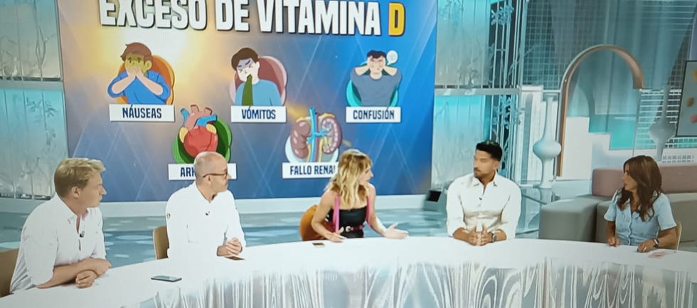 tertulia en 'fiesta' sobre el exceso de vitamina d