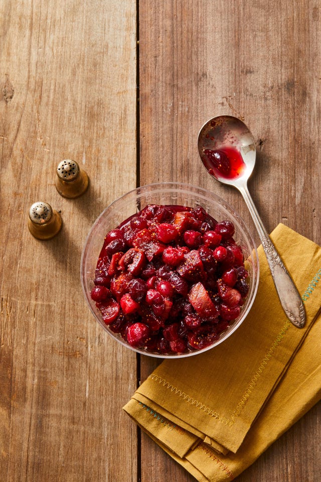 fig and rosemary cranberry sauce