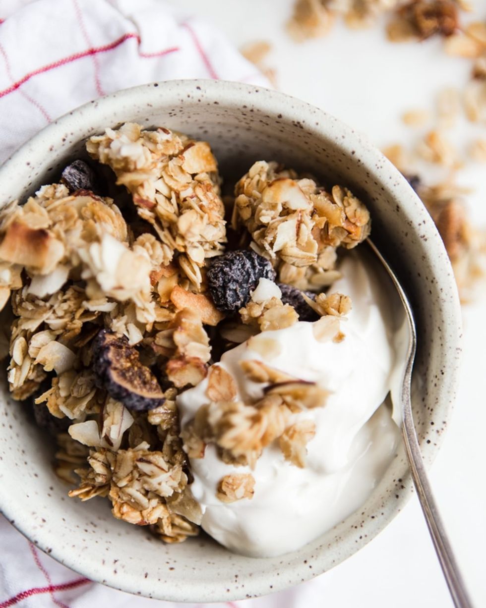 fig recipes granola with figs almonds and coconut