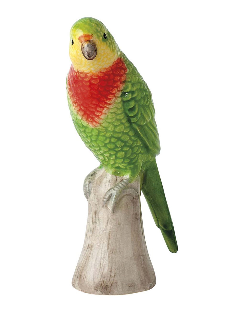 Figura de loro de cerámica