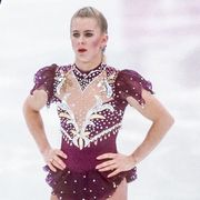 Clothing, Ice skating, Leotard, Dress, Figure skating, Fashion model, Skating, Recreation, Dancer, Figure skate, 