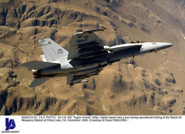 F/A-18E Fighter Jet Crashes in 'Star Wars Canyon,' Injuring Seven