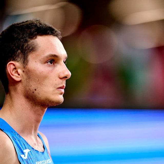 budapest, hungary august 25 filippo tortu of team italy pose for a photo after the mens 4x100m relay heats during day seven of the world athletics championships budapest 2023 at national athletics centre on august 25, 2023 in budapest, hungary photo by mattia ozbotgetty images