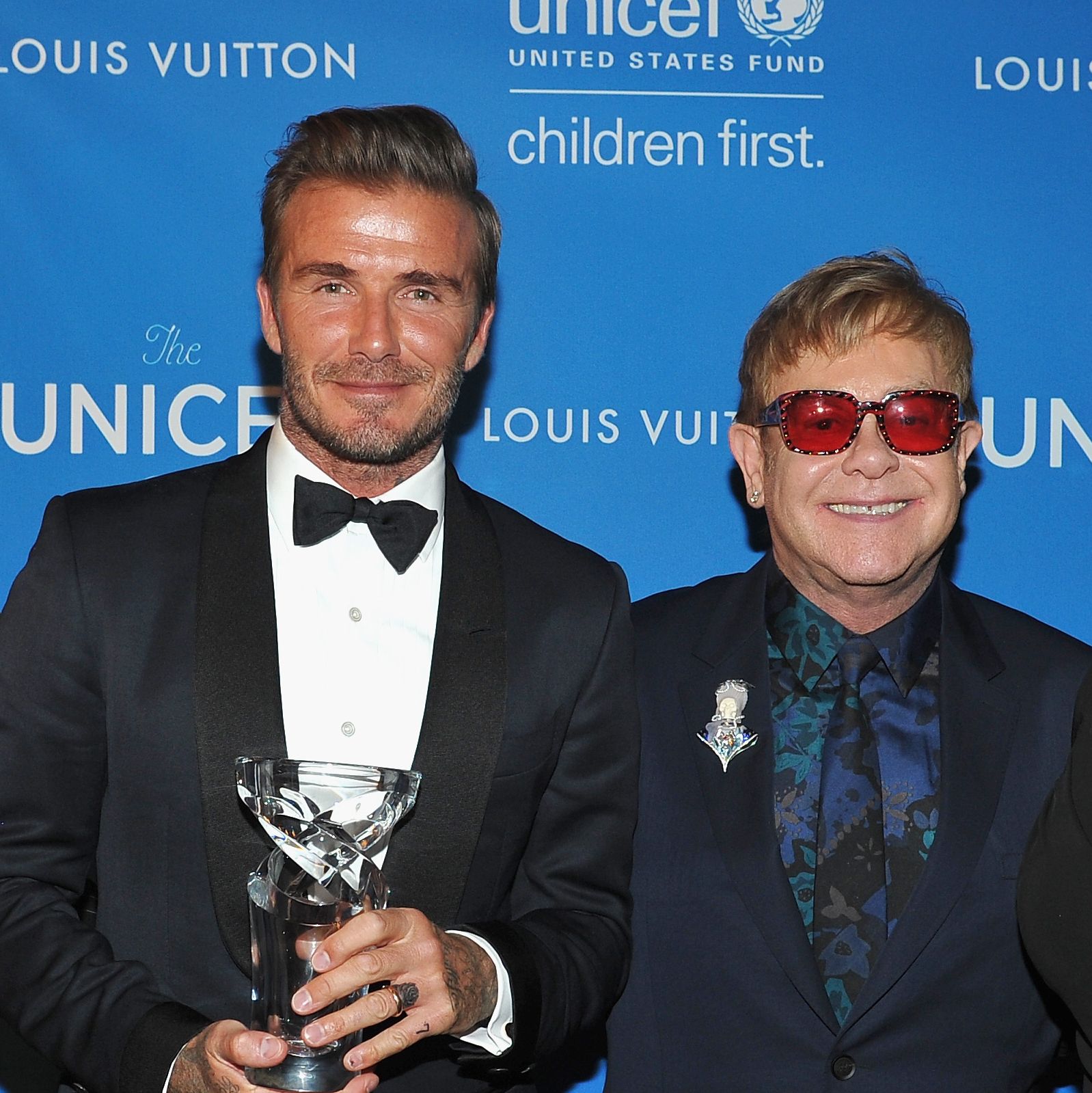 David Beckham had an Elton John makeover and his fans are loving the new  look