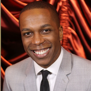 This is an image singer sam cooke and actor leslie odom jr