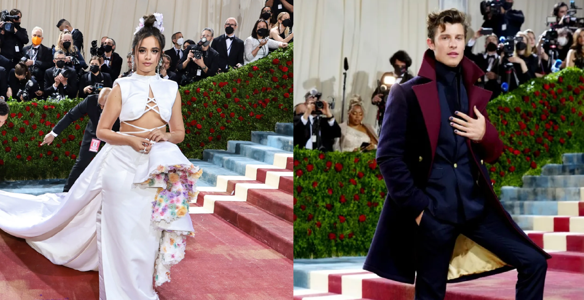 Camila Cabello Wows in Crop Top & Skirt at Met Gala With Shawn