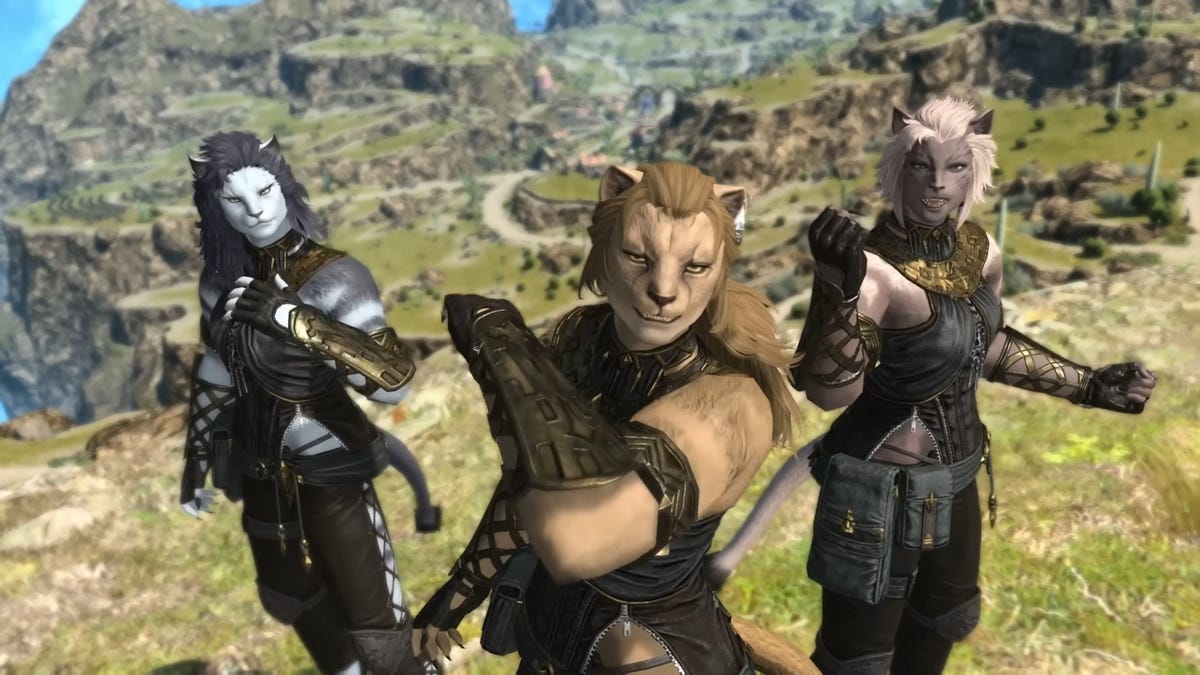 Final Fantasy 14 finally reveals female Hrothgar for Dawntrail