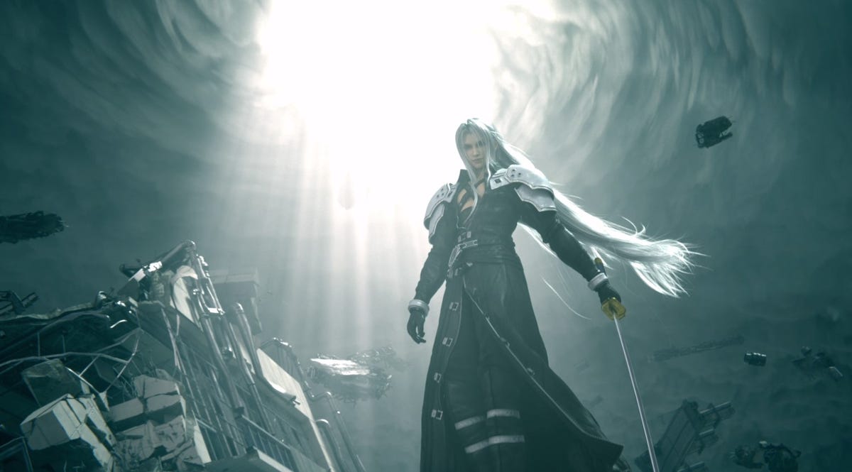 Final Fantasy 7 Rebirth terá Sephiroth 100% jogável