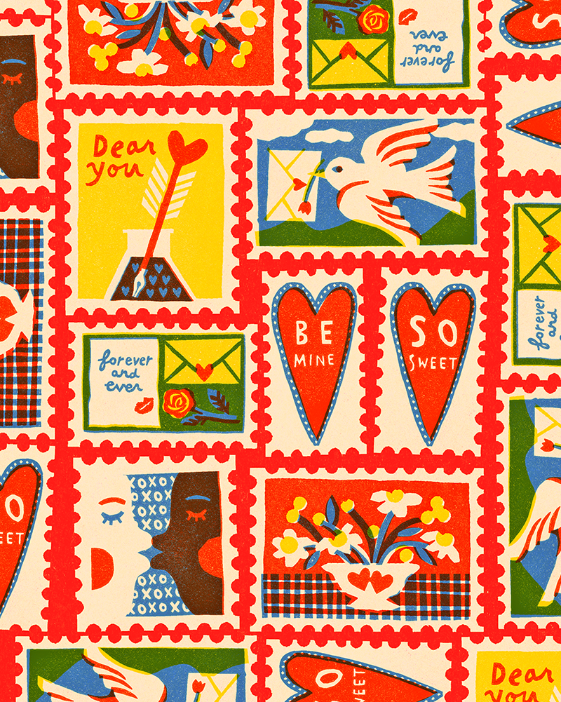 love letters stamps