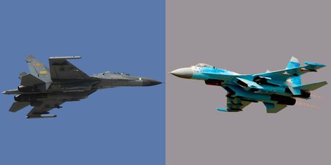 Aircraft, Airplane, Military aircraft, Air force, Aviation, Jet aircraft, Fighter aircraft, Vehicle, Sukhoi su-27, Flight, 