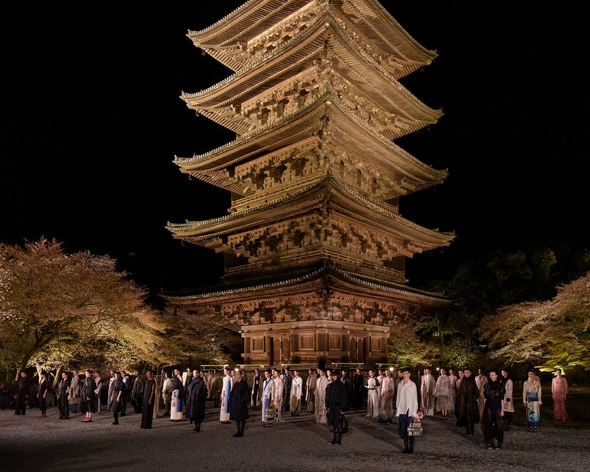 Dior Traveled to a Temple in Kyoto for Pre-Fall 2025