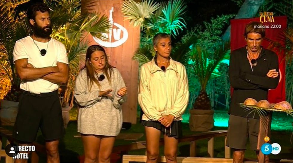 jorge pérez, ana maría aldón, rocío flores y hugo sierra en la final de 'supervivientes 2020'