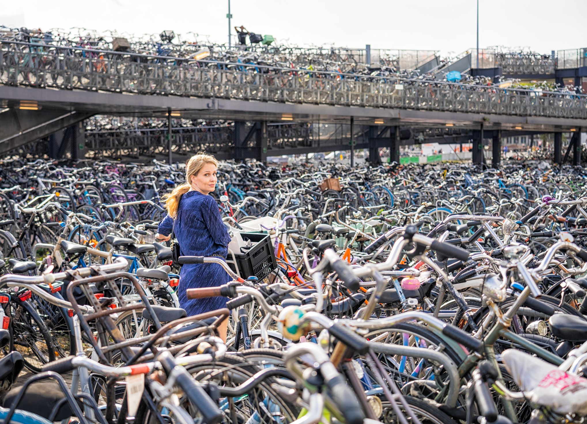 Bicycle outlet parking lot