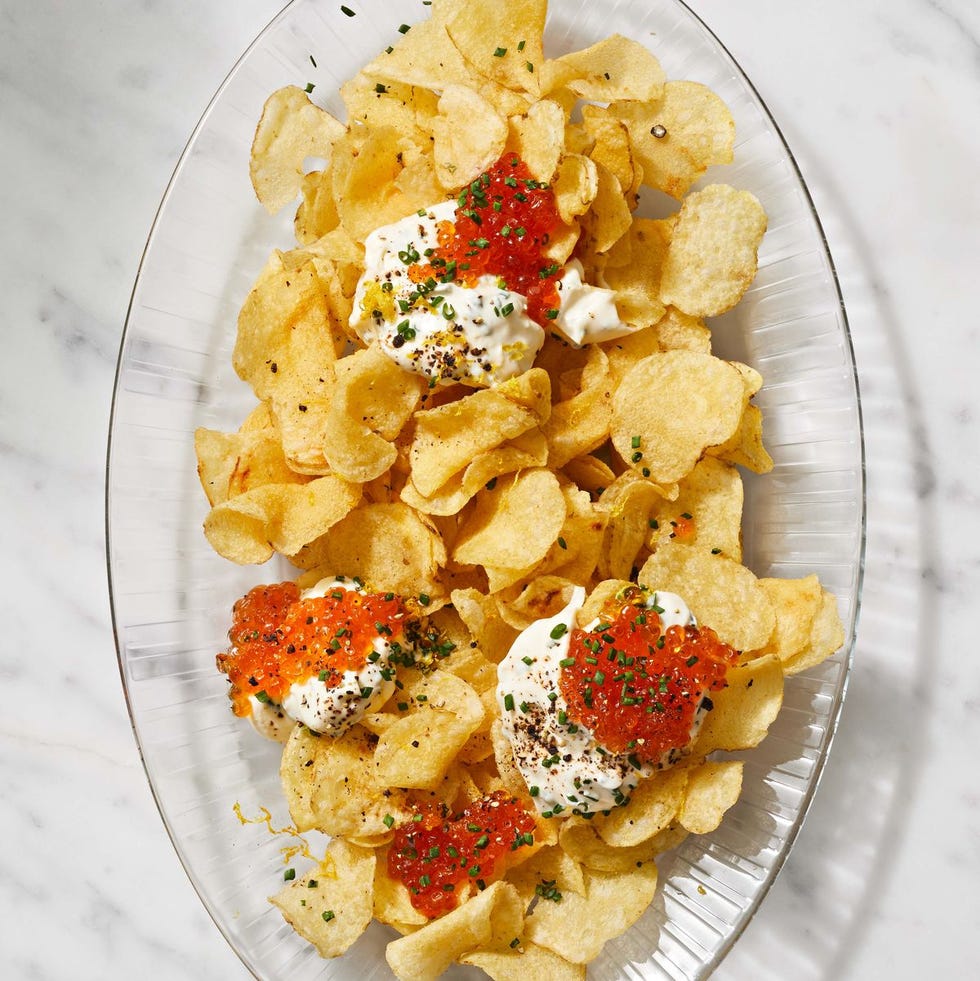finger foods chips and roe