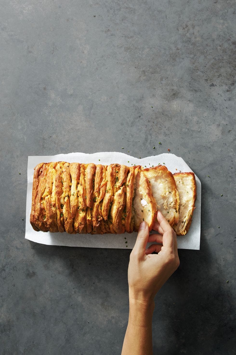 turkey sandwich recipes — pull apart turkey bread