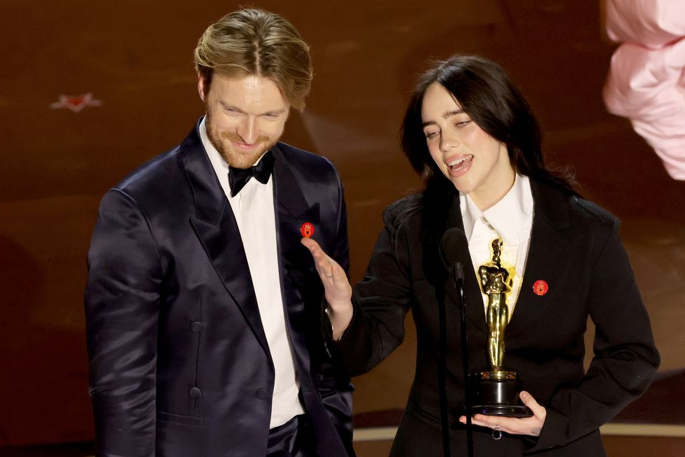 Finneas O'Connell und Billie Eilish, Oscar-Preis für den besten Originalsong für „What was I Made for, Barbie“.
