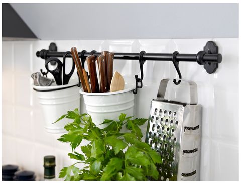 Iron, Shelf, Bucket, Flowerpot, Plant, Furniture, Small appliance, Houseplant, Bathroom accessory, Metal, 