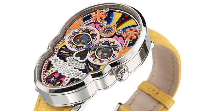 Fiona Kruger Faberge Day of the Dead Watch