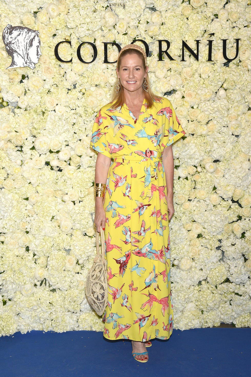 Clothing, Dress, Yellow, Pattern, Pattern, Day dress, Design, Vintage clothing, Retro style, Fashion design, 