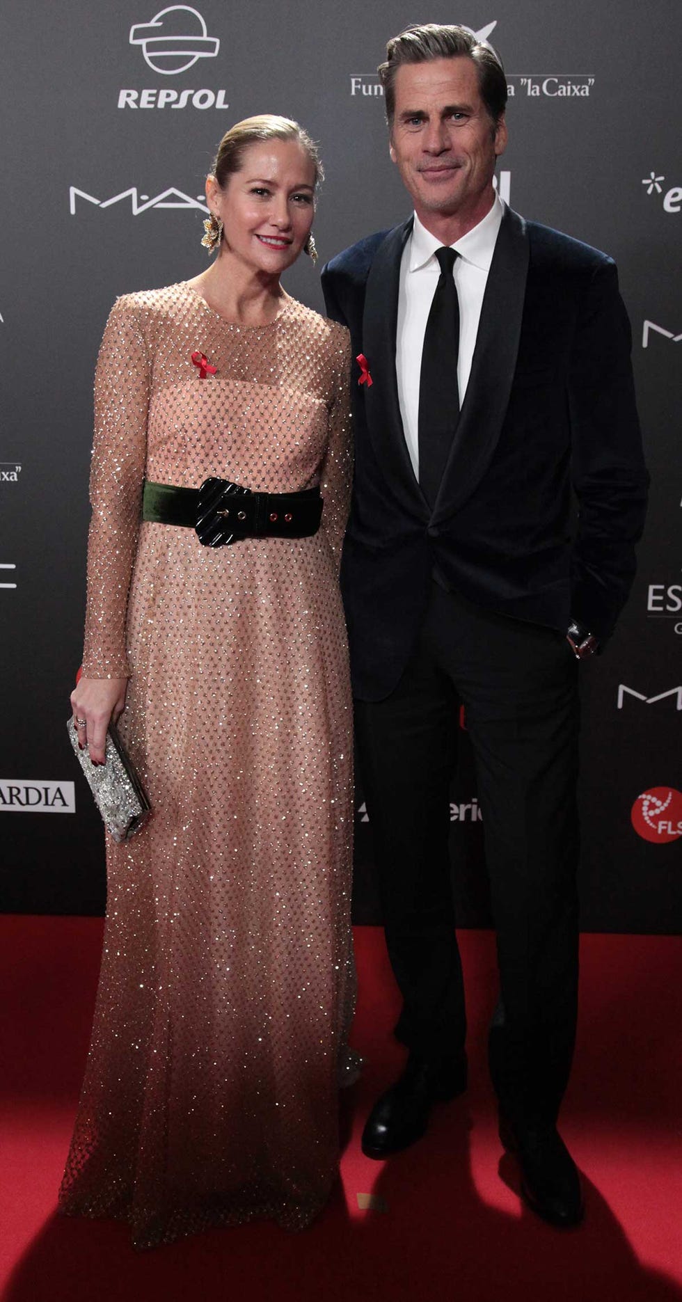 Parejas invitadas a la gran gala contra el sida de Barcelona