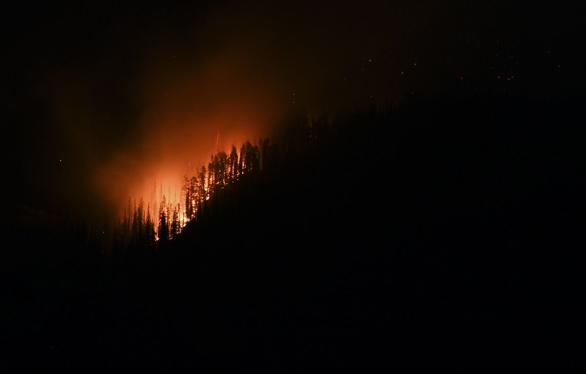 salida co   october 8 the decker fire continues to burn in the sangre de cristo wilderness on october 8, 2019 in salida, colorado photo by rj sangostimedianews groupthe denver post via getty images