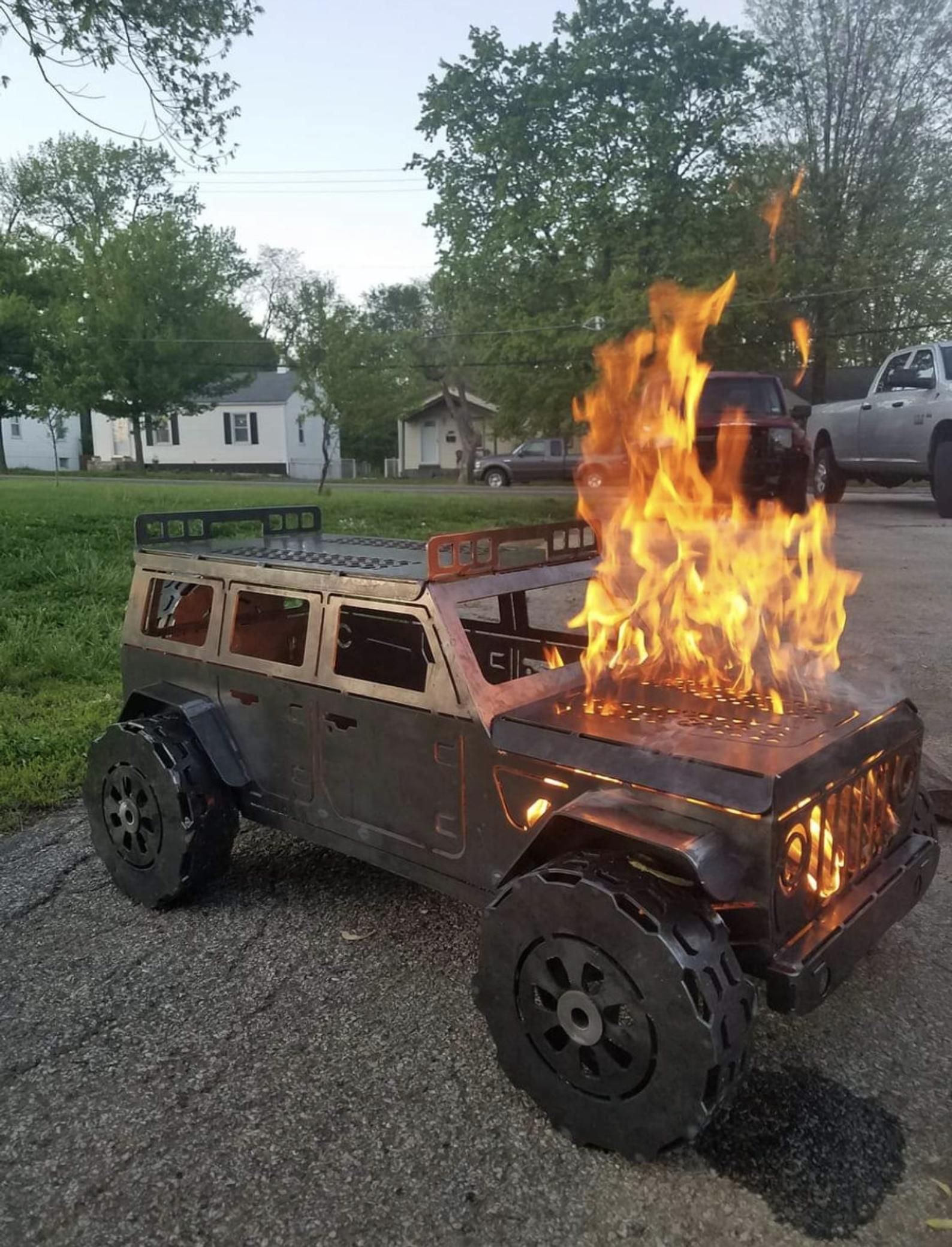 Introducir 59+ imagen jeep wrangler fire pit