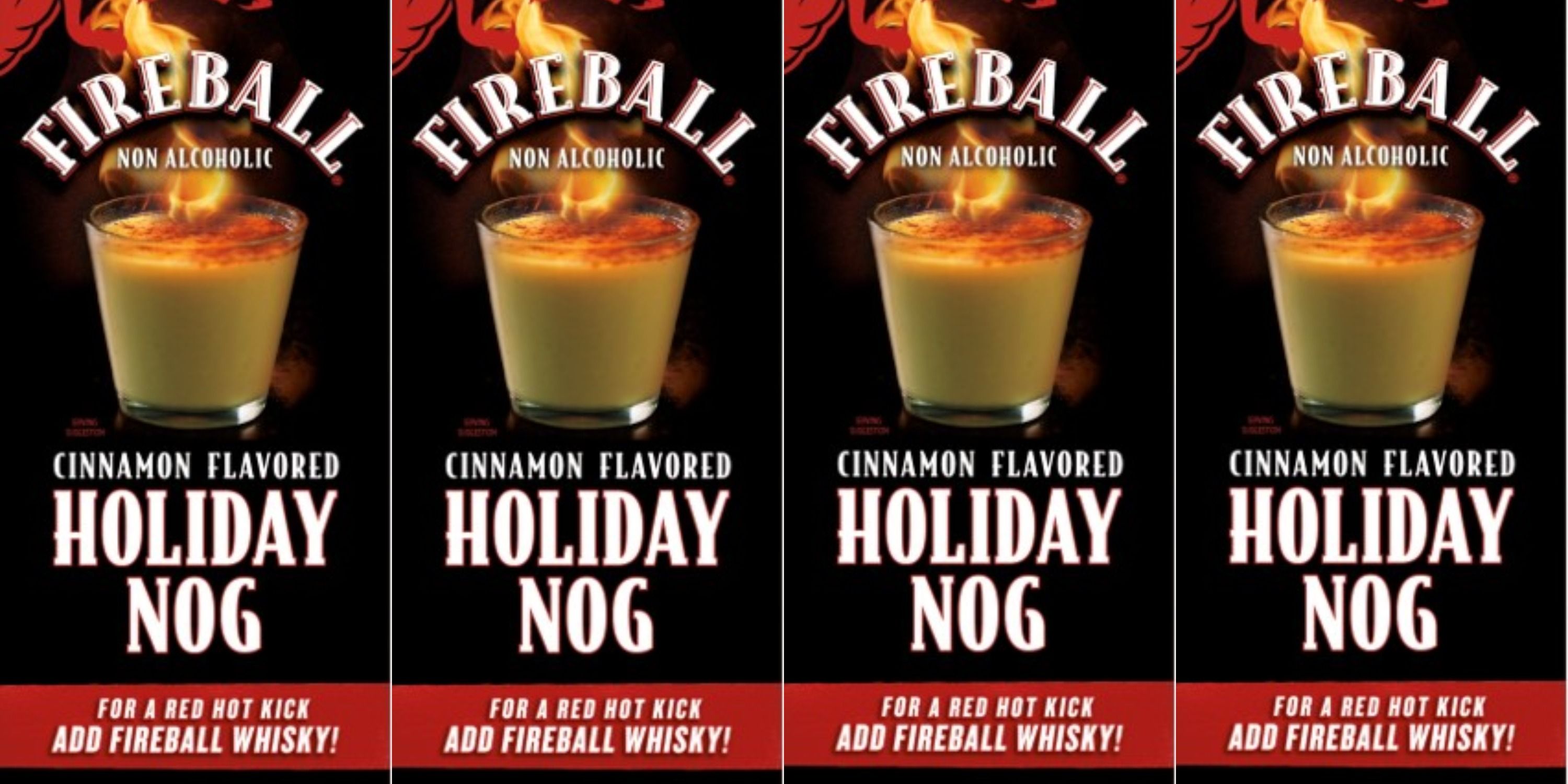 Fireball Eggnog - Shake Drink Repeat