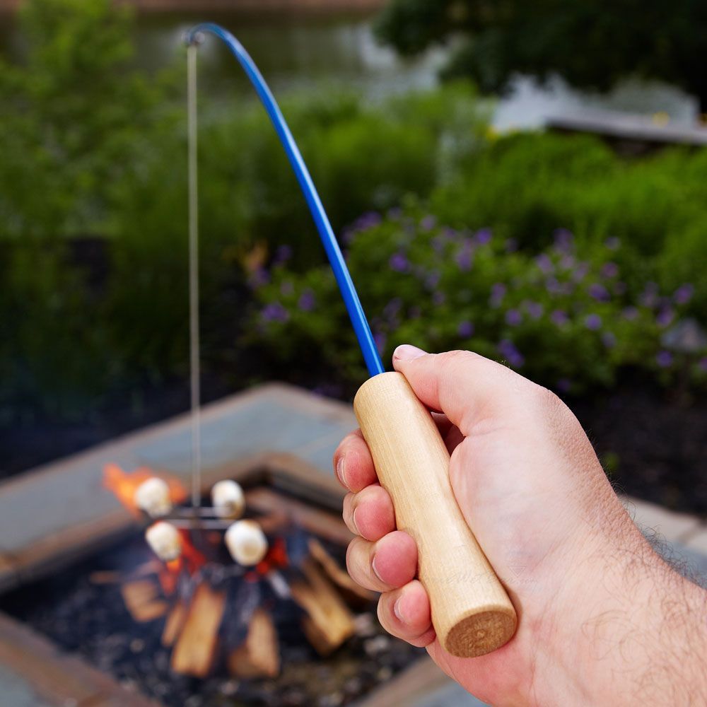 Roast a perfect marshmallow with this fishing pole - The Gadgeteer