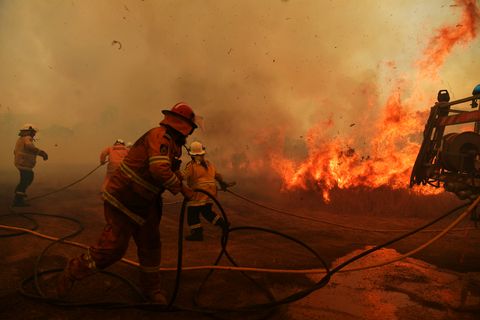 Bushfires Continue To Burn Across NSW As Catastrophic Fire Conditions Ease