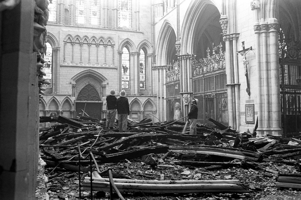 Disasters and Accidents - York Minster Fire - 1984