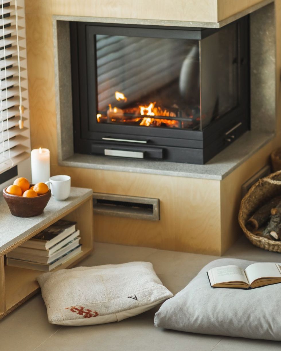 fireplace decor ideas nook