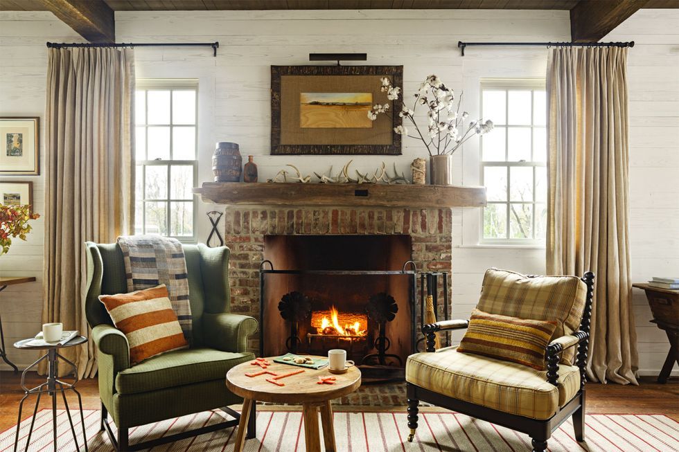 rustic wooden fireplace mantel designs