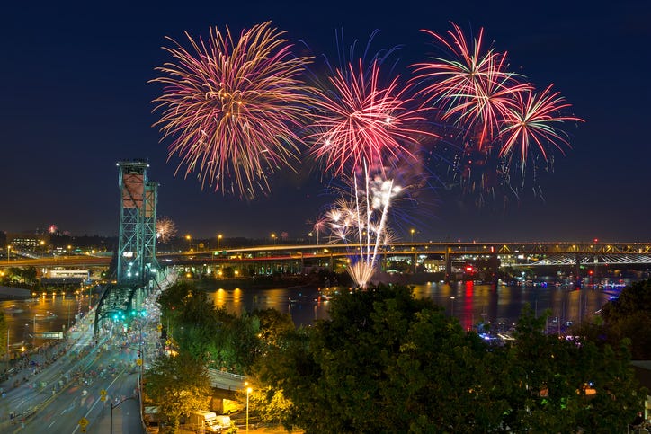 biggest fourth of july fireworks portland oregon