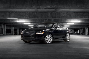 first generation audi tt black coupe