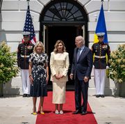 jill biden welcomes the first lady of ukraine to the white house