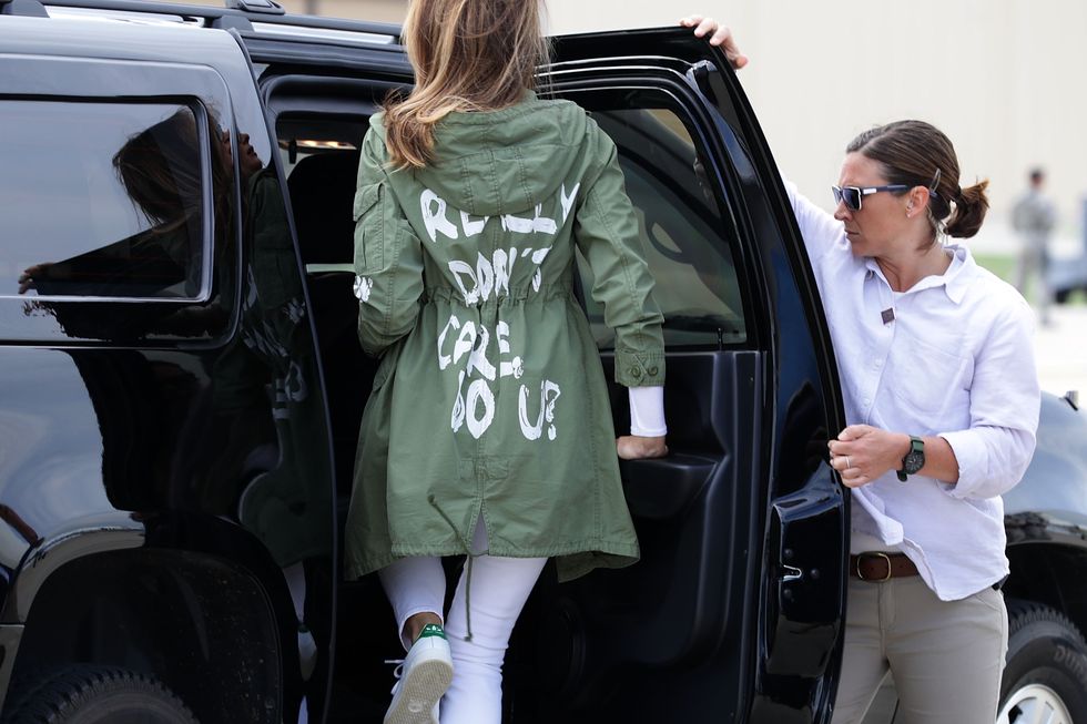 first lady melania trump visits immigrant detention center on us border