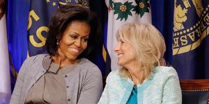 michelle obama and jill biden discuss military spouse employment at pentagon