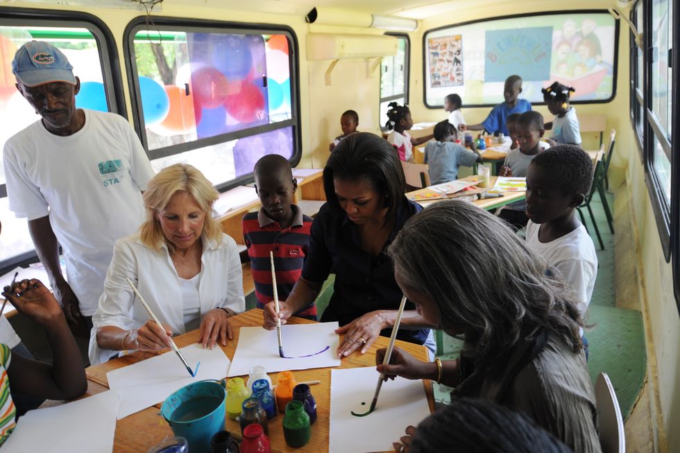 us first lady michelle obama c paints
