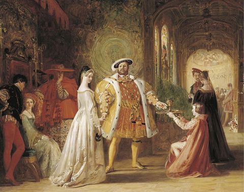 first meeting of henry viii and anne boleyn, 1835 maclise artist, daniel