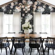 Dining room, Room, Furniture, Property, Interior design, Table, Lighting, Building, Ceiling, Kitchen & dining room table, 