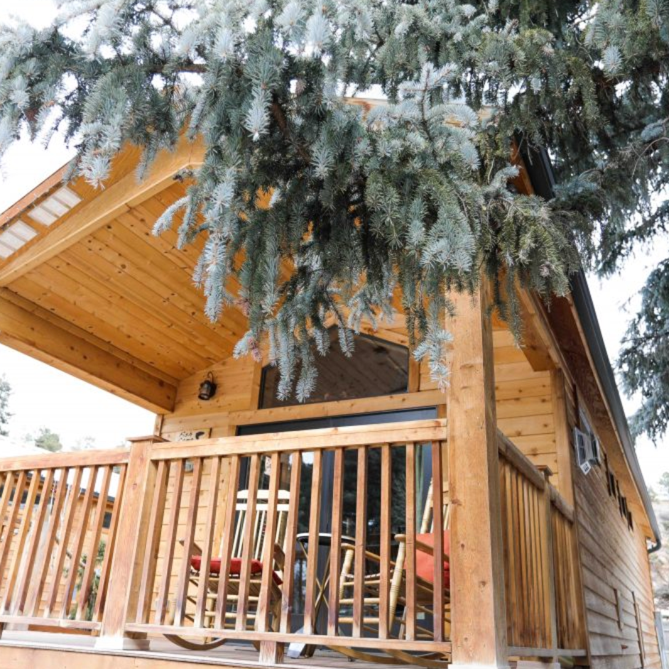 cabins at country road