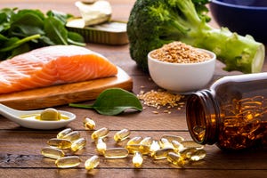 fish oil capsules and diet rich in omega 3