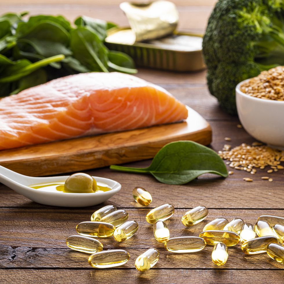 fish oil capsules and diet rich in omega 3