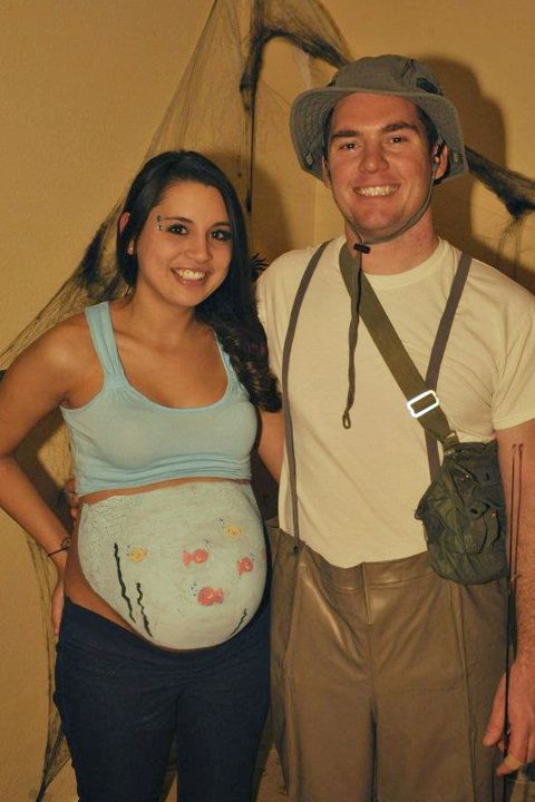 fishbowl maternity halloween costume
