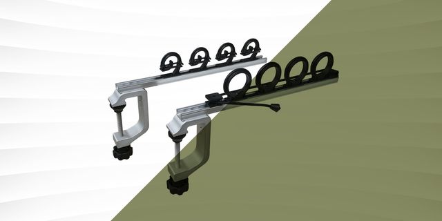 Cheap homemade rod holder rack for pulling from the back