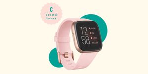 Watch, Digital clock, Product, Pink, Wrist, Watch phone, Heart rate monitor, Pedometer, Finger, Font, 
