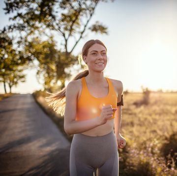 fitness woman jogging outdoors