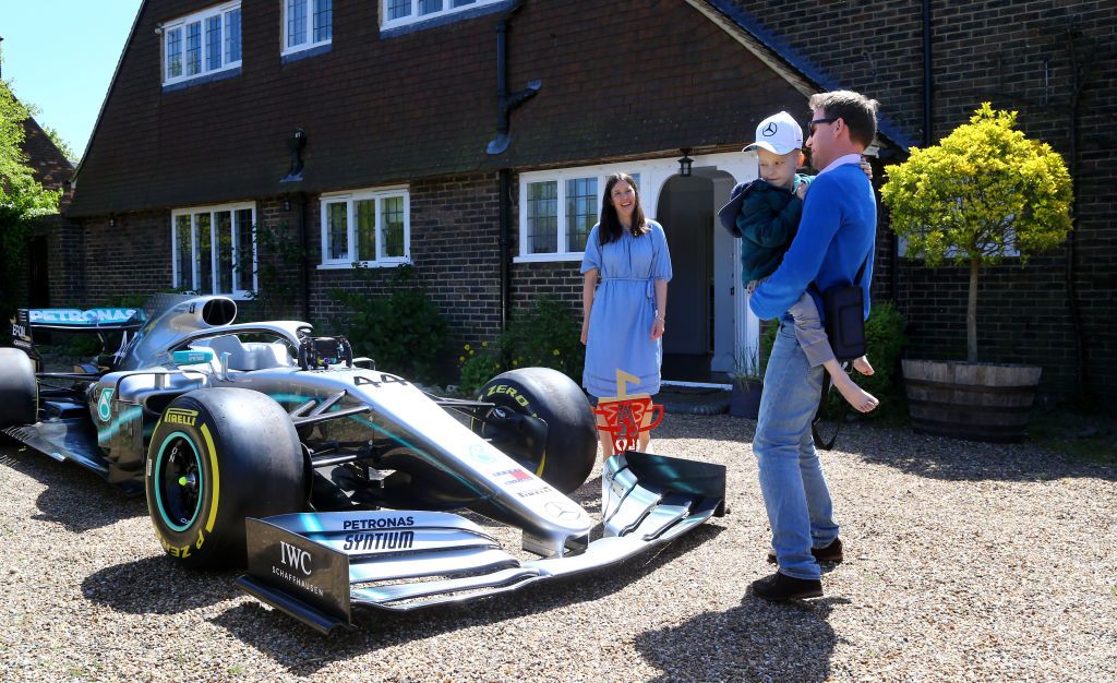Harry Shaw Mercedes F1 Visit
