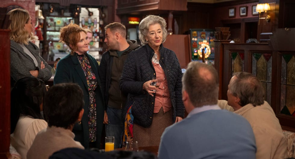 EMBARGOED 27/12/2024 00:01 Cassie Plummer, Fiz Dobbs, Tyrone Dobbs, Evelyn Plummer, Coronation Street cassie plummer, fiz dobbs, tyrone dobbs, evelyn plummer, coronation street