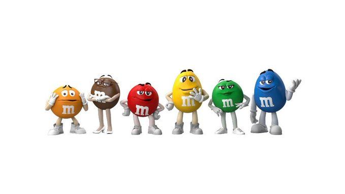 より個性的に！「M&M'S」のキャラクターが包括的に変身